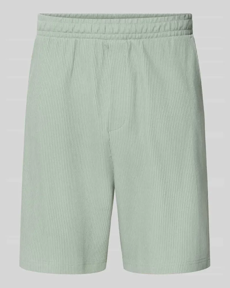 Tom Tailor Relaxed Fit Sweatshorts aus reiner Baumwolle Hellgruen