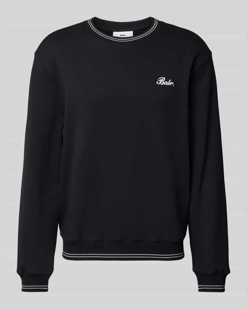 BALR. Sweatshirt mit Label-Stitching 
