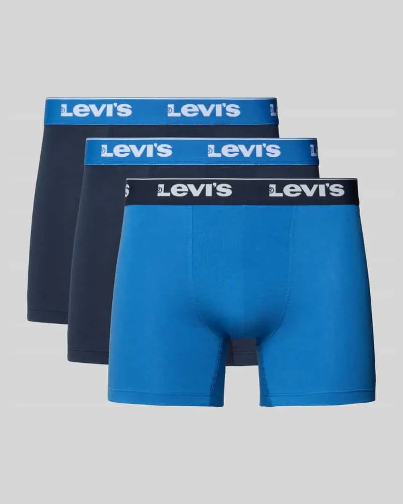Levi's Trunks mit Logo-Stitching Modell 'Repeat' im 3er-Pack 