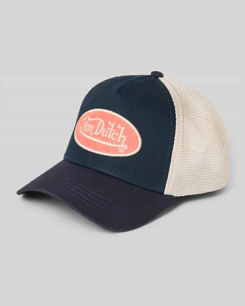 Von Dutch Trucker Cap aus Baumwoll-Mix Modell 'CASQUETTE Marine