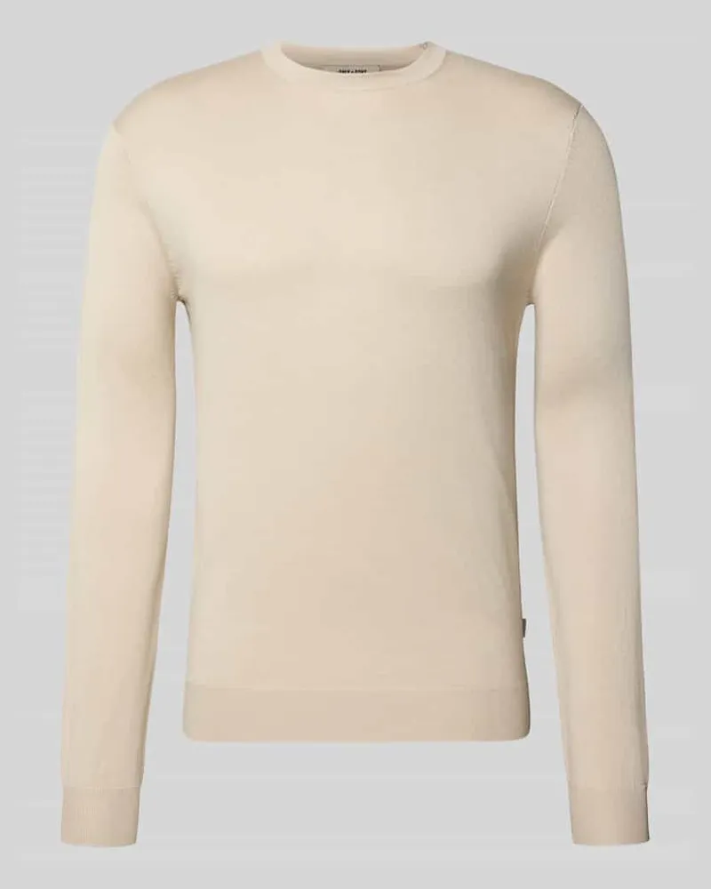 Only & Sons Regular Fit Strickpullover aus Viskose-Mix Modell 'WYLER 