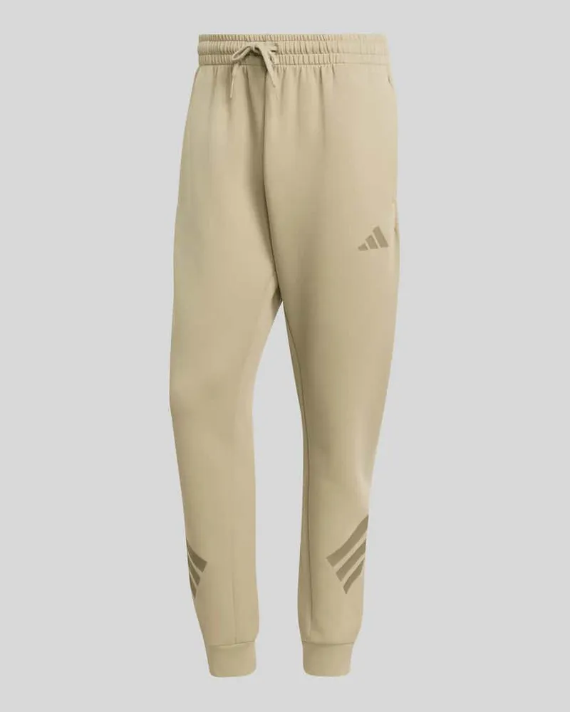 adidas Regular Fit Sweathose mit Tunnelzug Oliv