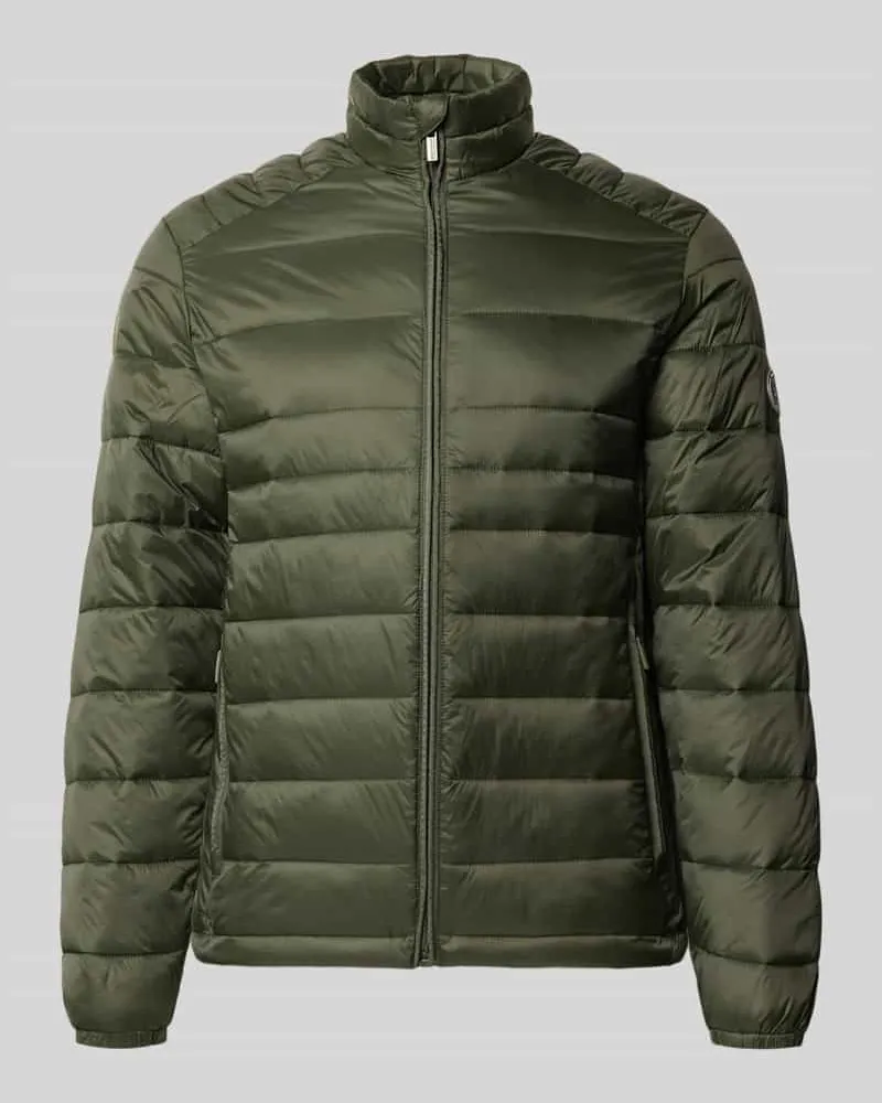 Jack & Jones Regular Fit Jacke in Stepp-Optik Modell 'Kingsley Oliv