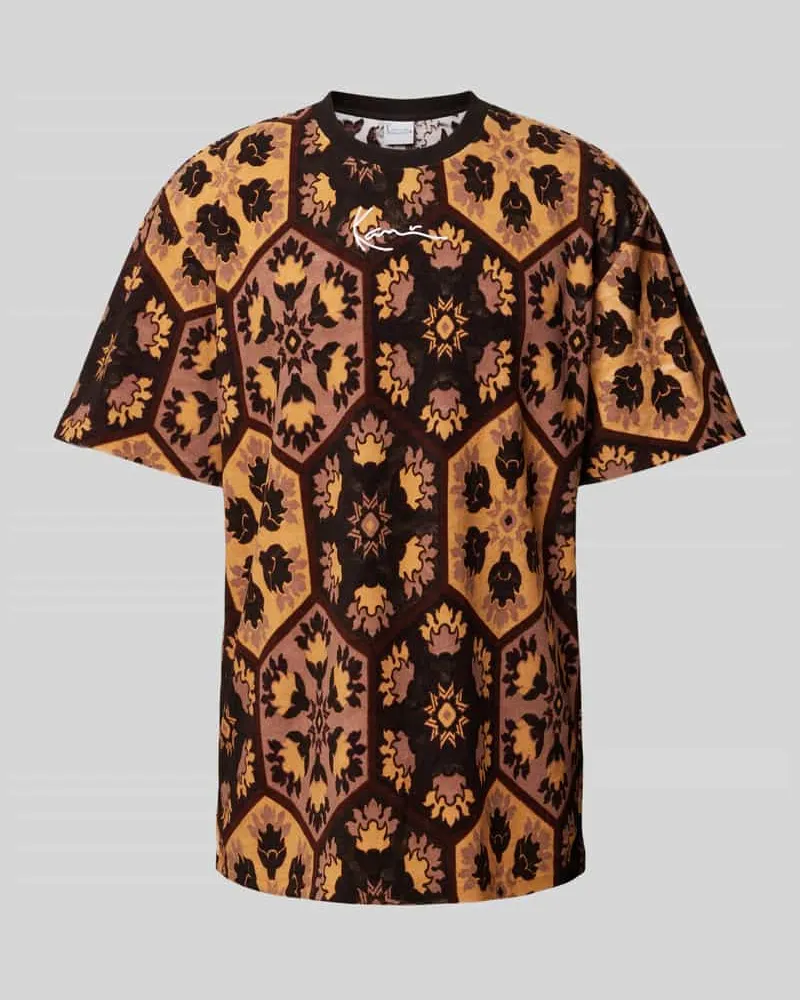 Karl Kani Oversized T-Shirt mit Label-Stitching 