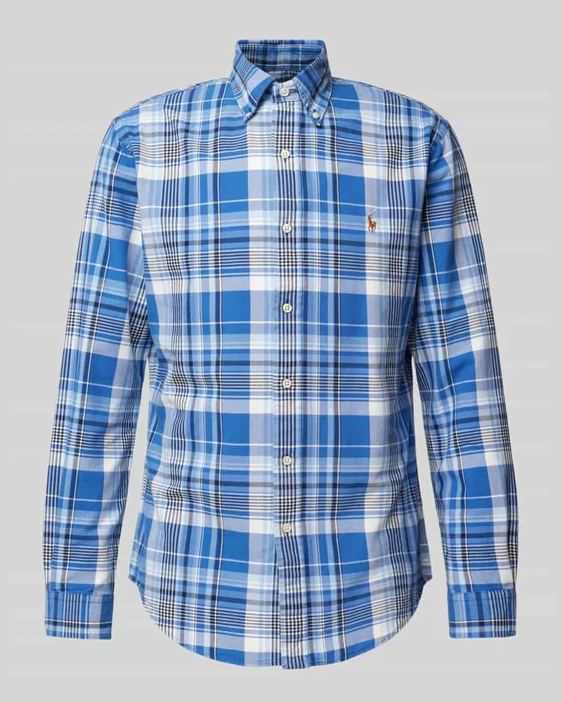 Ralph Lauren Freizeithemd mit Button-Down-Kragen Marine