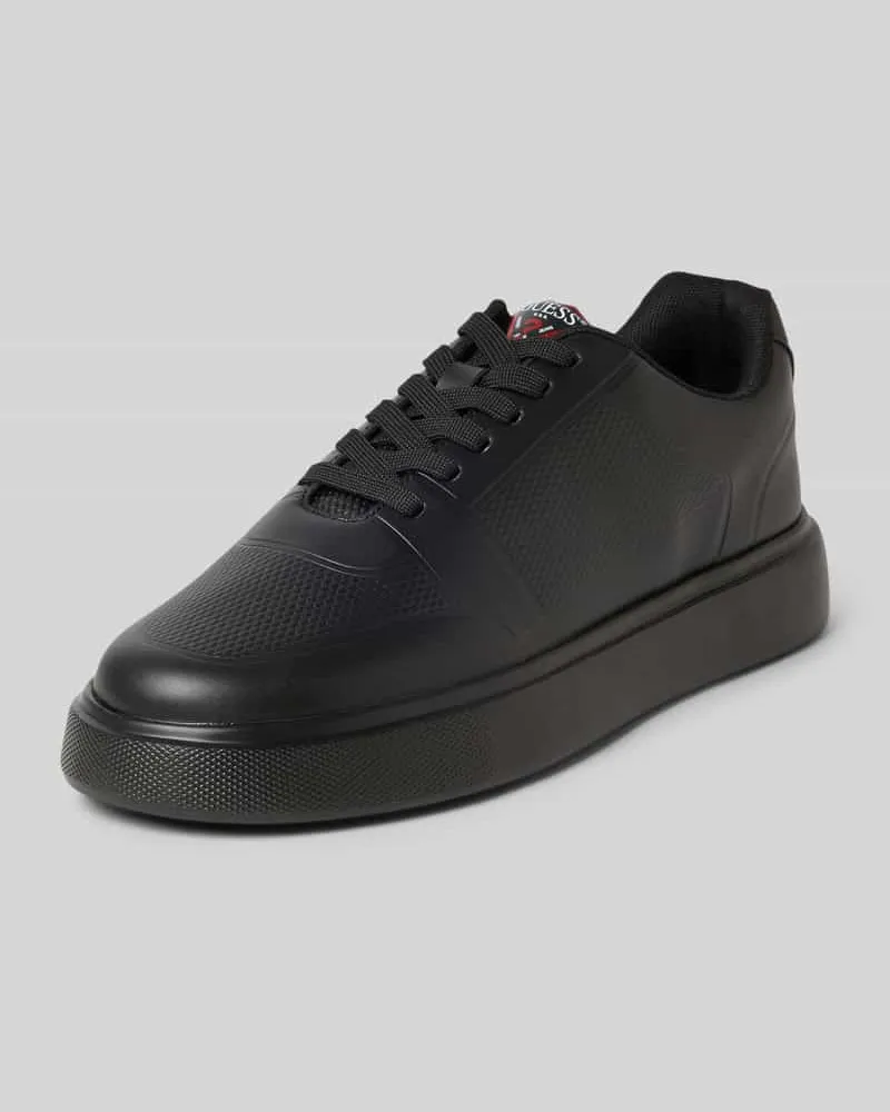 Guess Sneaker mit Schnürverschluss Modell 'PLEZIA Black