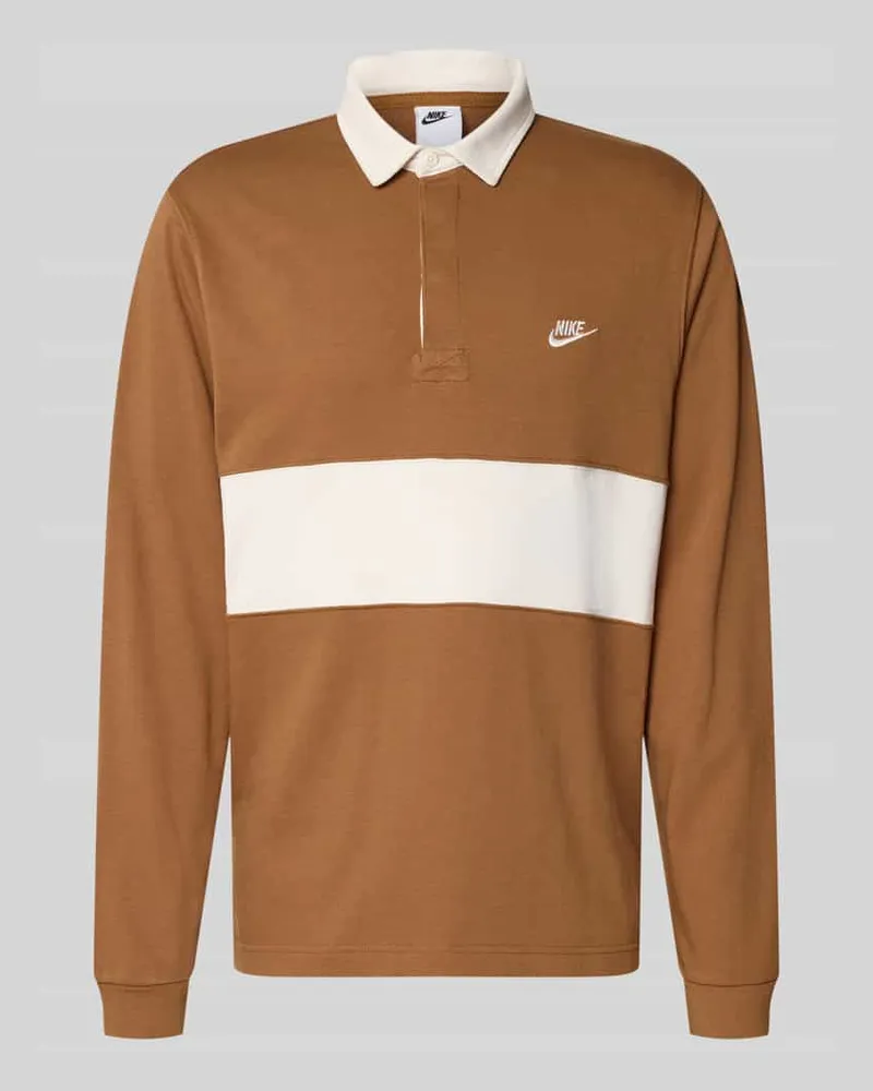 Nike Loose Fit Sweatshirt aus reiner Baumwolle Beige