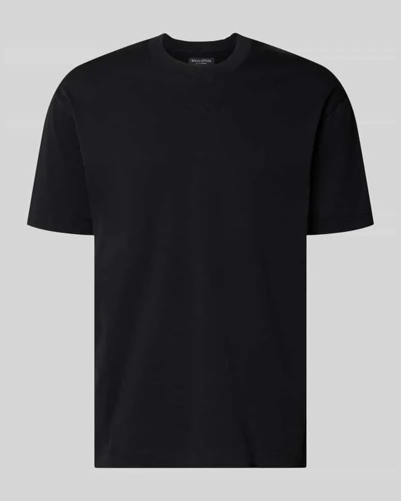 Marc O'Polo Relaxed Fit T-Shirt aus reiner Baumwolle Black