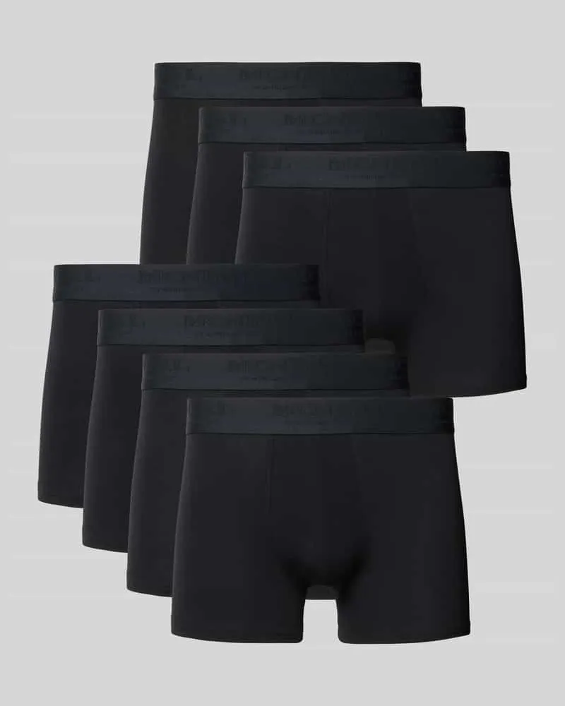 McNeal Trunks aus Baumwoll-Mix im 7er Pack Black