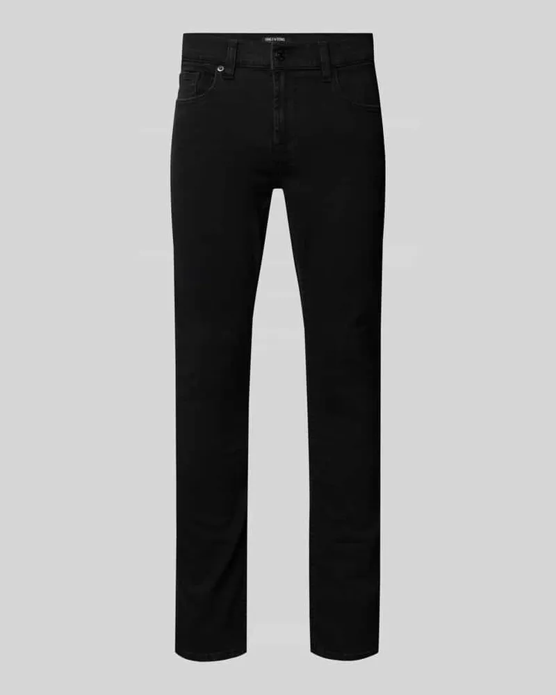 Only & Sons Slim Fit Jeans mit Stretch-Anteil Modell 'Loom Black