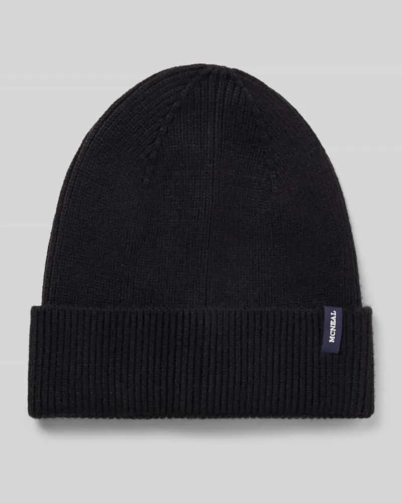 McNeal Mütze mit Label-Patch Black