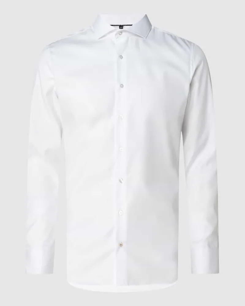 Eterna Slim Fit Businesshemd aus Twill 