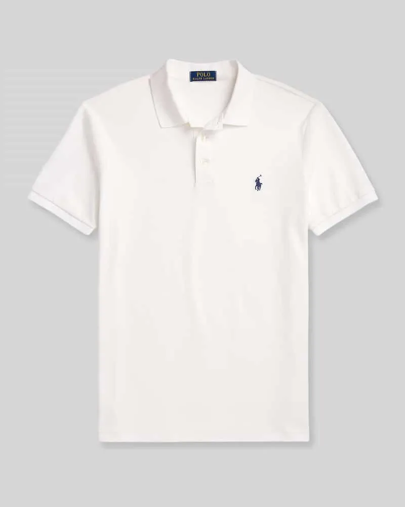Ralph Lauren Regular Fit Poloshirt aus Baumwoll-Mix Weiss