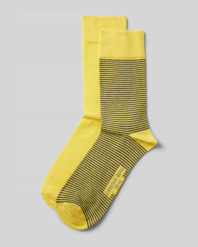Christian Berg Socken mit Label-Detail 