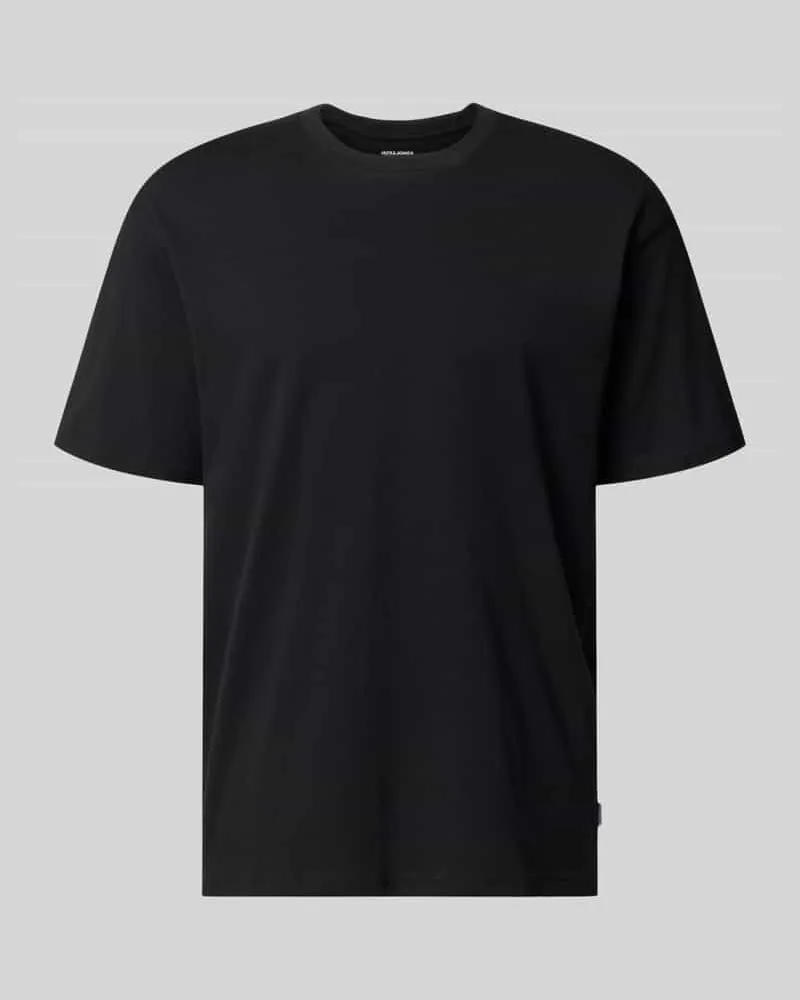 Jack & Jones Regular Fit T-Shirt mit Rundhalsausschnitt Black