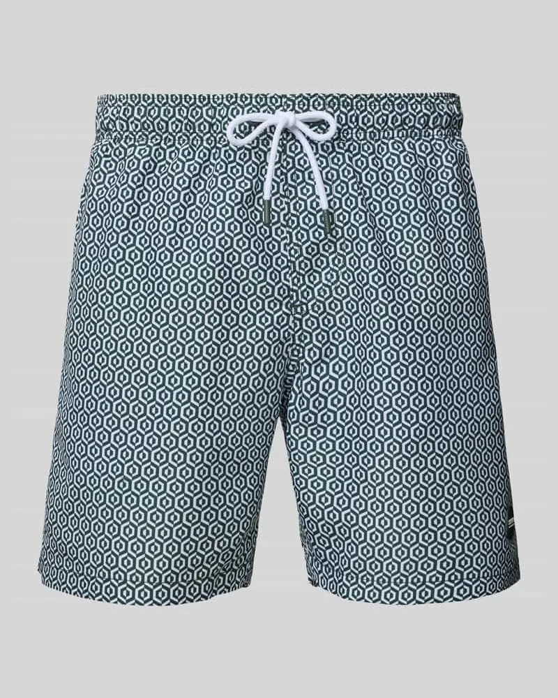 Shiwi Regular Fit Badehose mit Label-Patch Modell 'Mike 