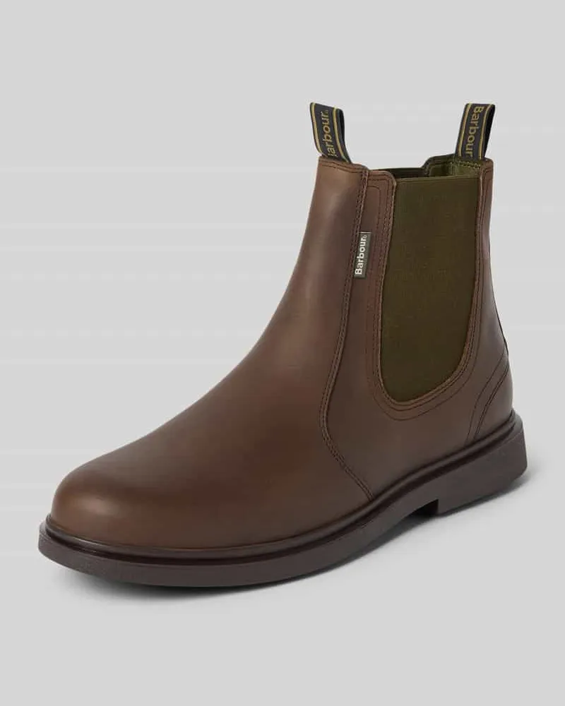 Barbour Boots aus echtem Leder Dunkelbraun