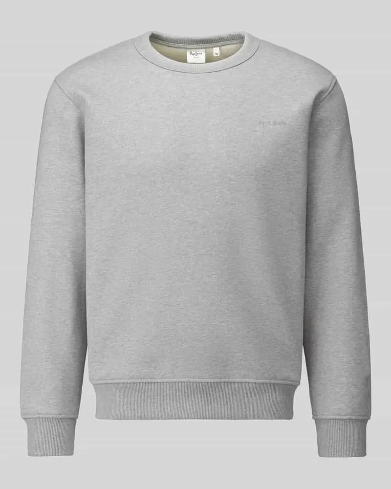 Pepe Jeans Regular Fit Sweatshirt Modell 'Jefferson Hellgrau