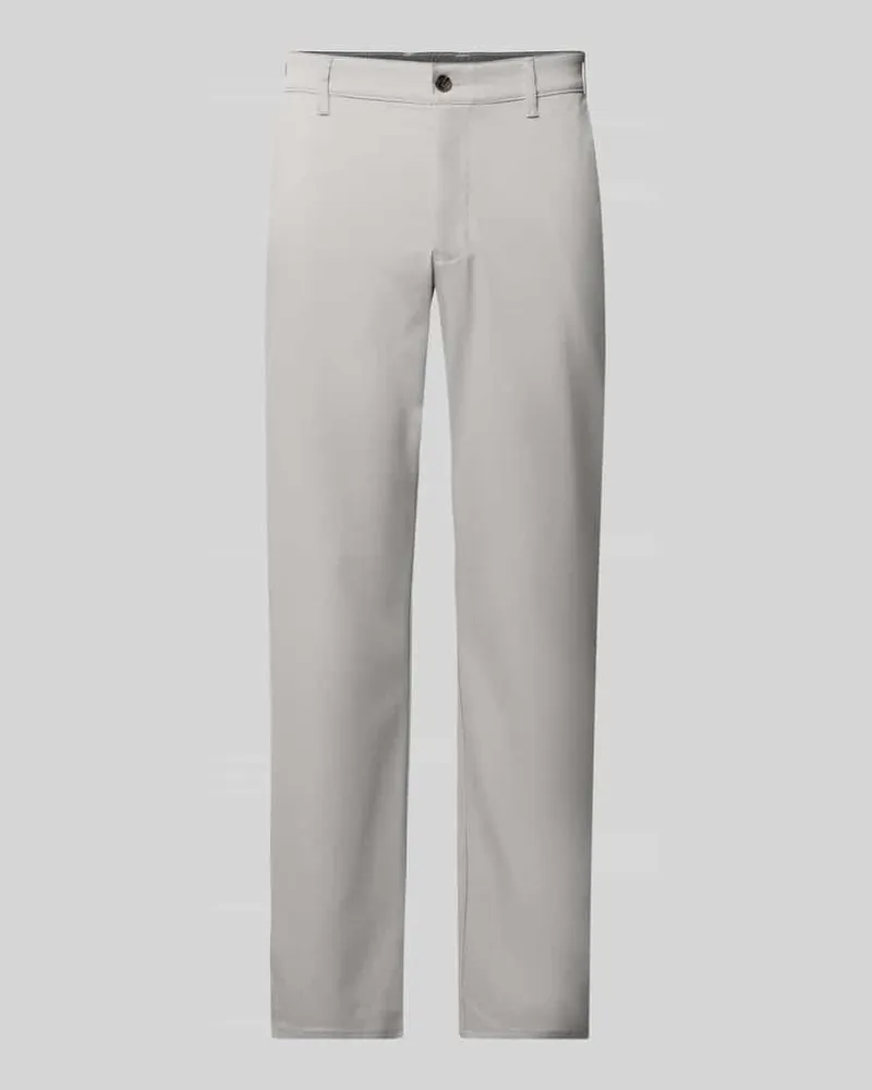 Christian Berg Stoffhose mit französischen Eingrifftaschen Hellgrau