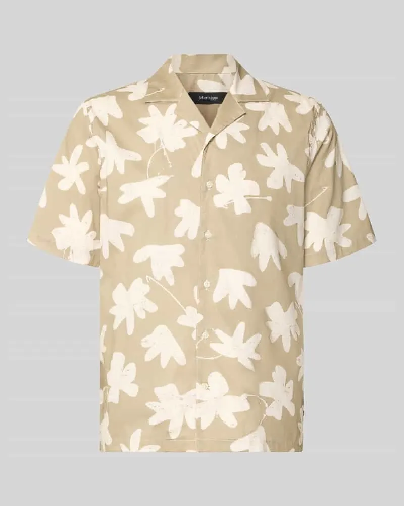 Matinique Regular Fit Freizeithemd aus Baumwoll-Mix Modell 'Klampo Beige