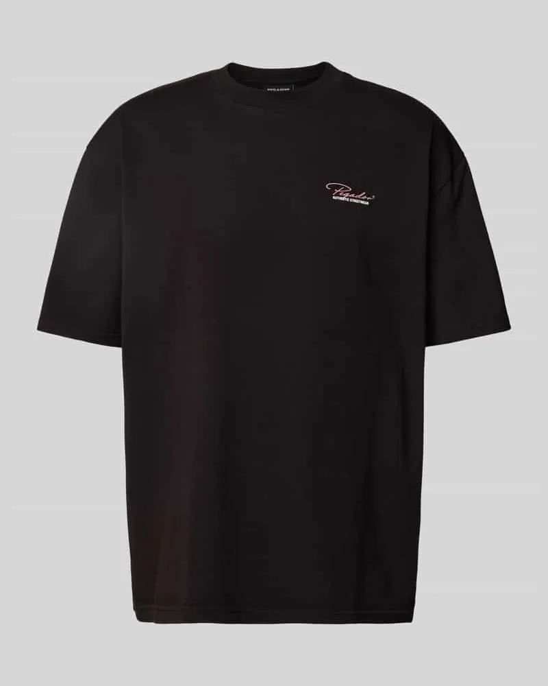 PEGADOR Oversized T-Shirt mit Label-Print Modell 'CARILLO 