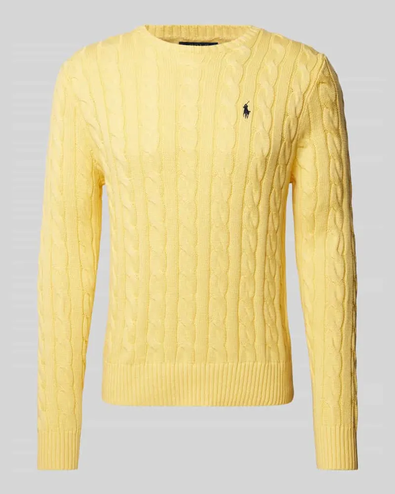 Ralph Lauren Strickpullover mit Zopfmuster Modell 'DRIVER 
