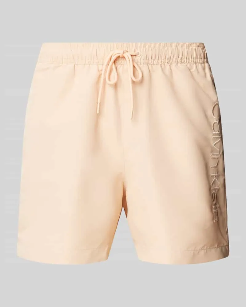 Calvin Klein Badehose mit Label-Stitching 