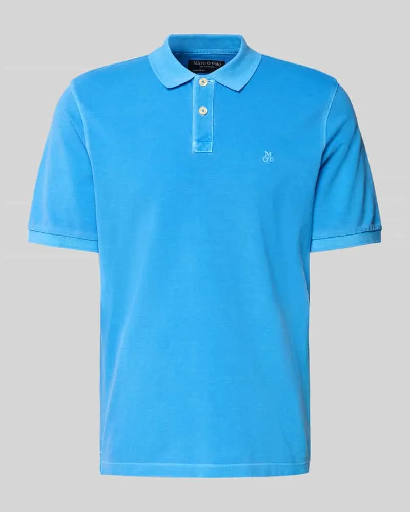 Marc O'Polo Regular Fit Poloshirt aus reiner Baumwolle Ocean
