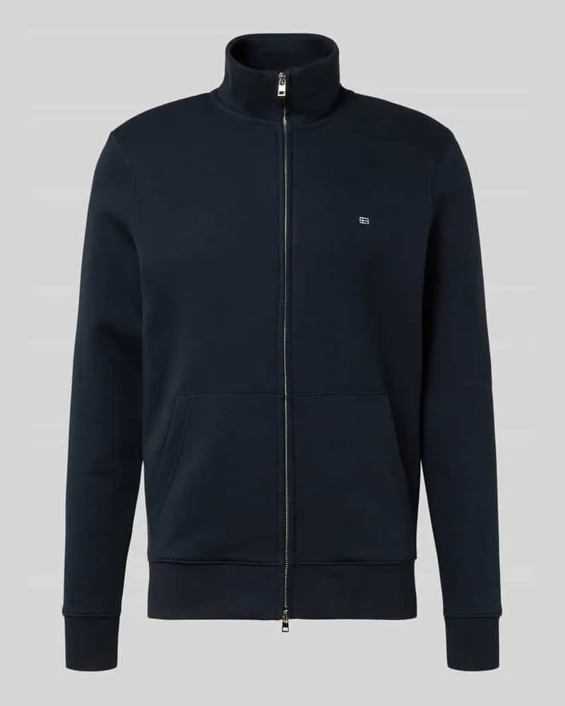 Christian Berg Regular Fit Sweatjacke mit Stehkragen Marine