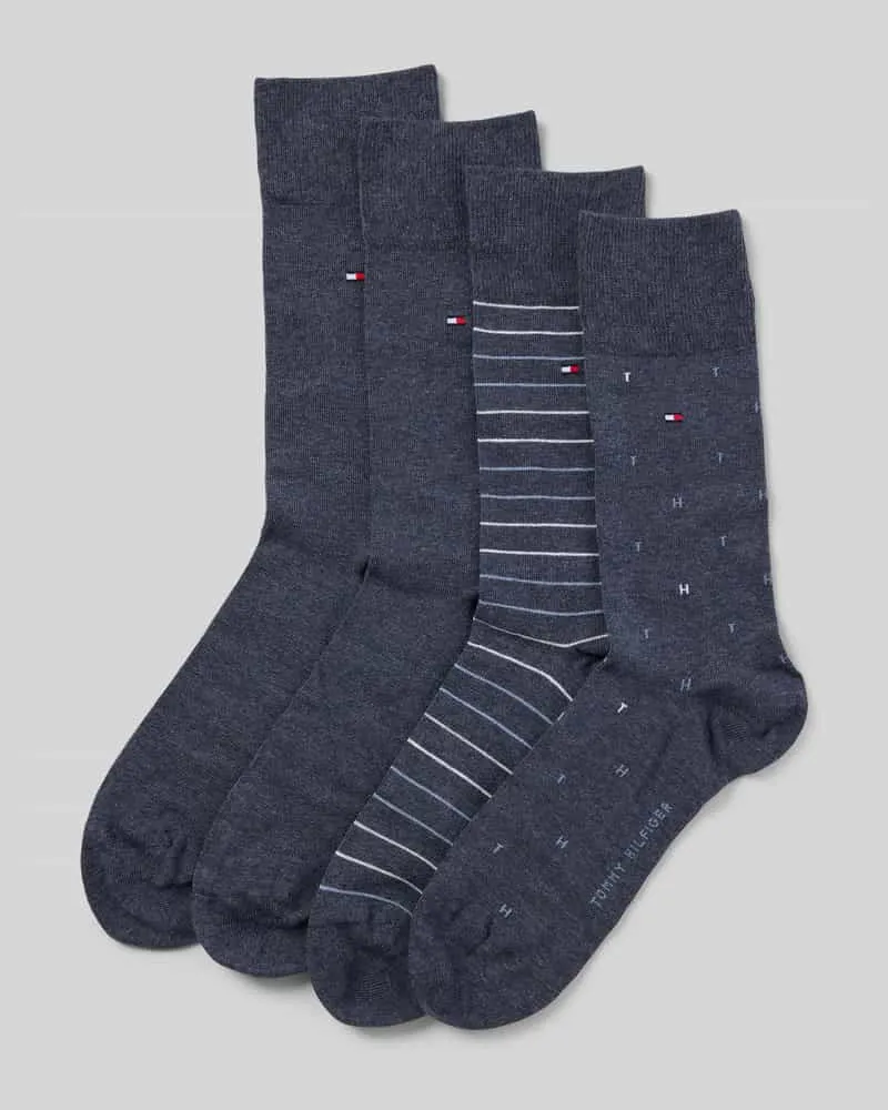 Tommy Hilfiger Socken Set aus Baumwoll-Mix Jeansblau