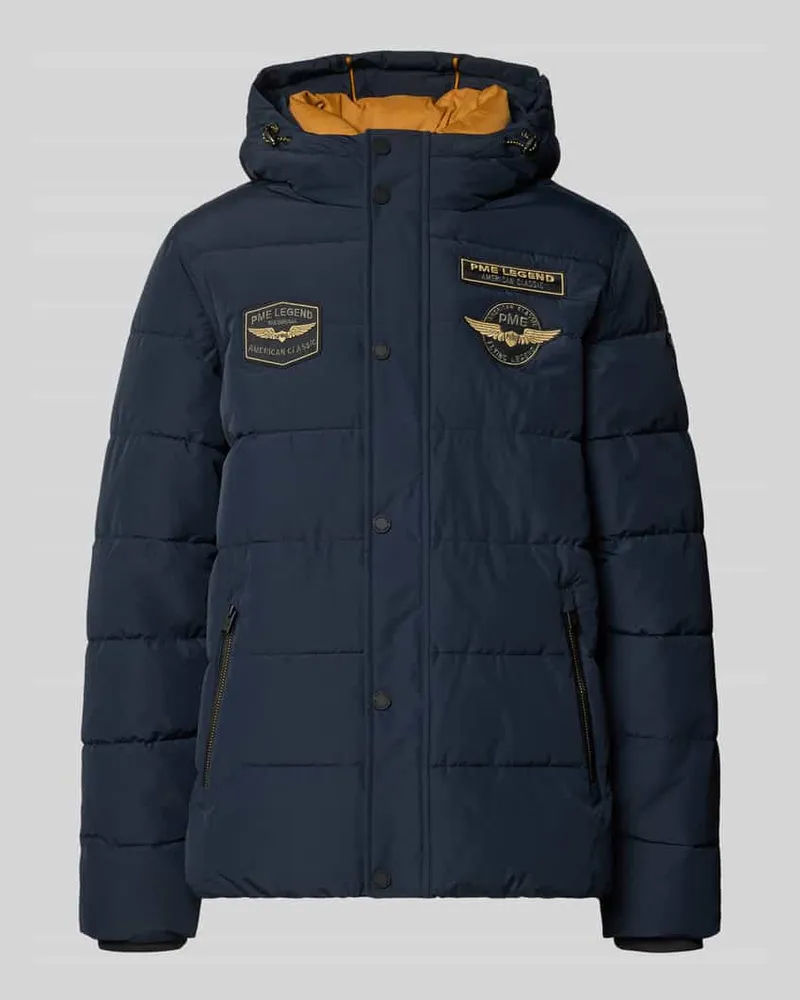 PME Legend Parka mit Badge-Details Modell 'SNOWBURST BADGES Marine