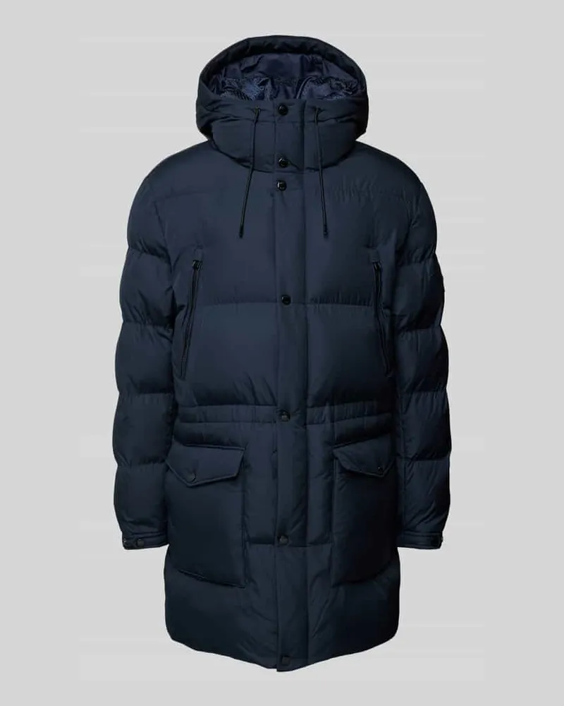 HUGO BOSS Steppjacke in Überlänge Modell 'Condolo Marine