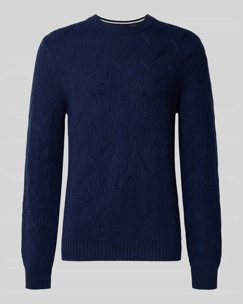 Christian Berg Strickpullover mit Kaschmir-Anteil 
