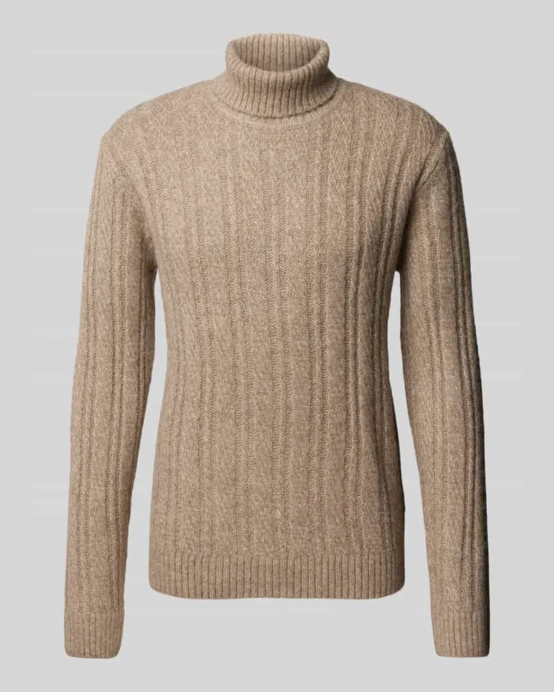 Jack & Jones Strickpullover mit Rollkragen Modell 'BLATRENT 