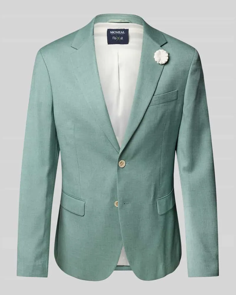 McNeal Slim Fit Anzugsakko mit Leinen-Anteil 