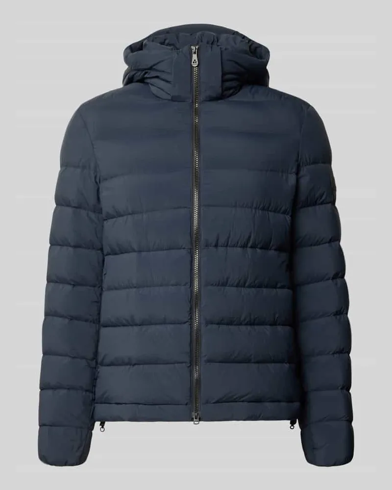 Peuterey Slim Fit Steppjacke mit Zweiwege-Reißverschluss Marine