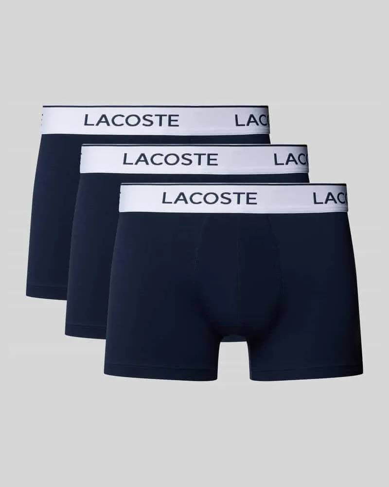 Lacoste Regular Fit Trunk im 3er-Pack Marine
