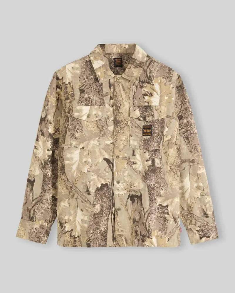Levi's Relaxed Fit Freizeithemd aus reiner Baumwolle Mittelbraun