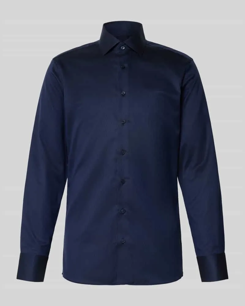 Eterna Slim Fit Business-Hemd mit Kentkragen 