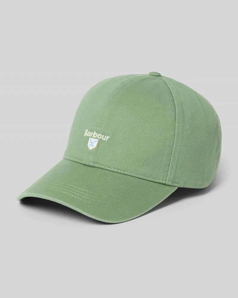 Barbour Basecap aus reiner Baumwolle Modell 'CASCADE Gruen