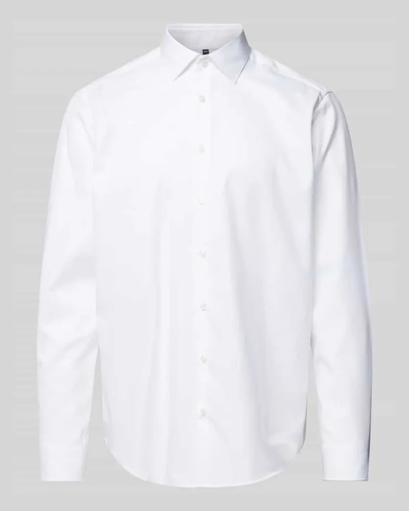 JAKE*S Regular Fit Businesshemd aus Feintwill 
