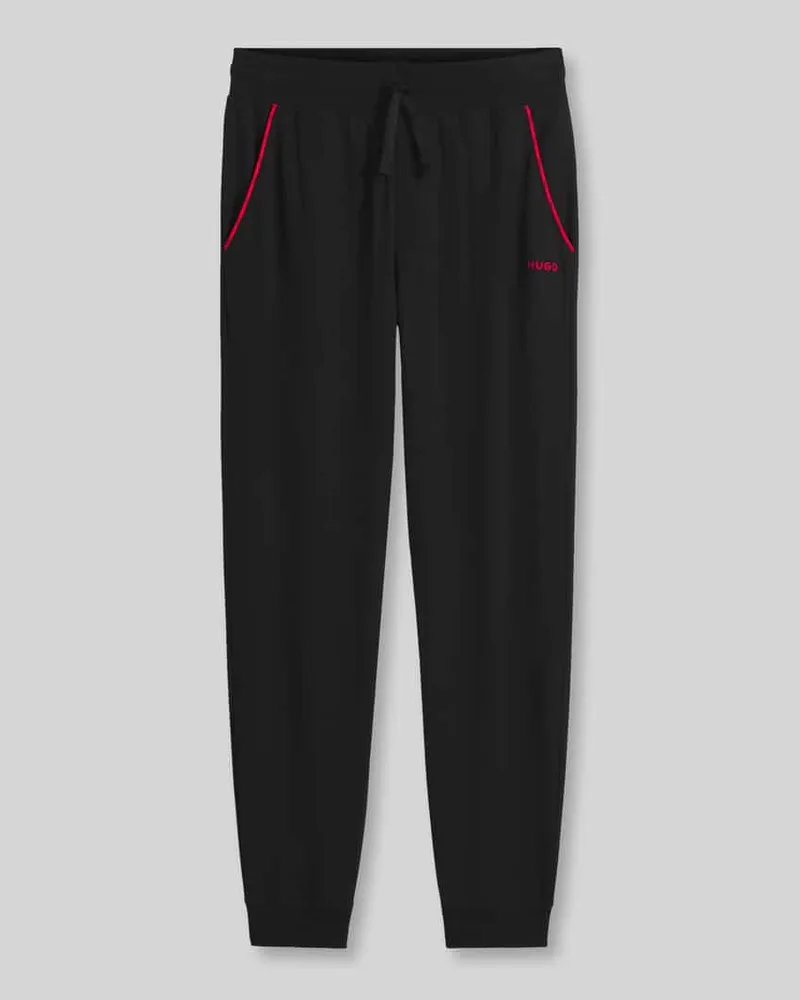 HUGO BOSS Regular Fit Sweathose aus Baumwollmix Modell 'NOAH Black