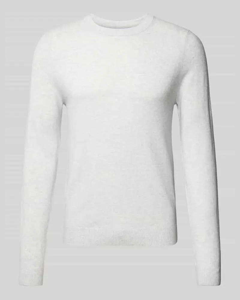 McNeal Strickpullover aus Woll-Mix mit Kaschmir-Anteil Stein