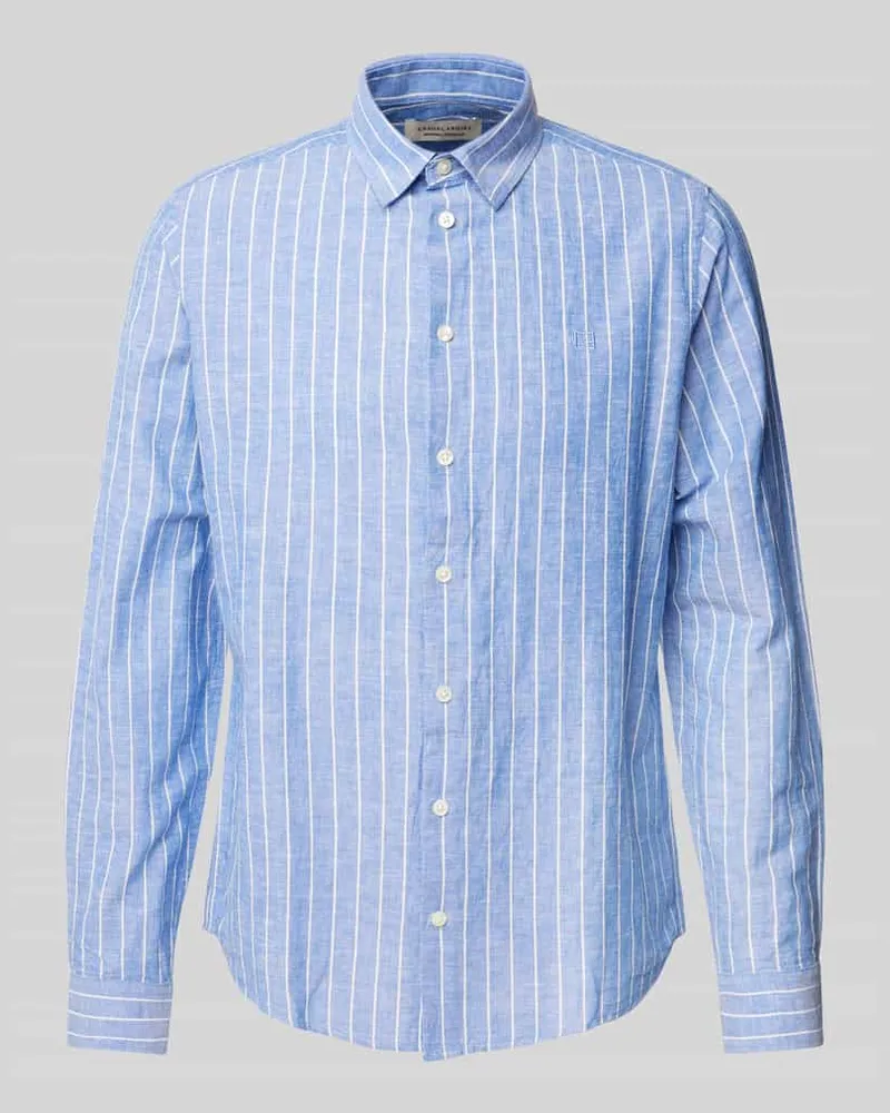 Casual Friday Regular Fit Freizeithemd aus Baumwoll-Leinen-Mix Modell 'ANDRÉ 