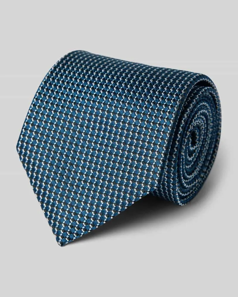 HUGO BOSS Seidenkrawatte mit Strukturmuster 