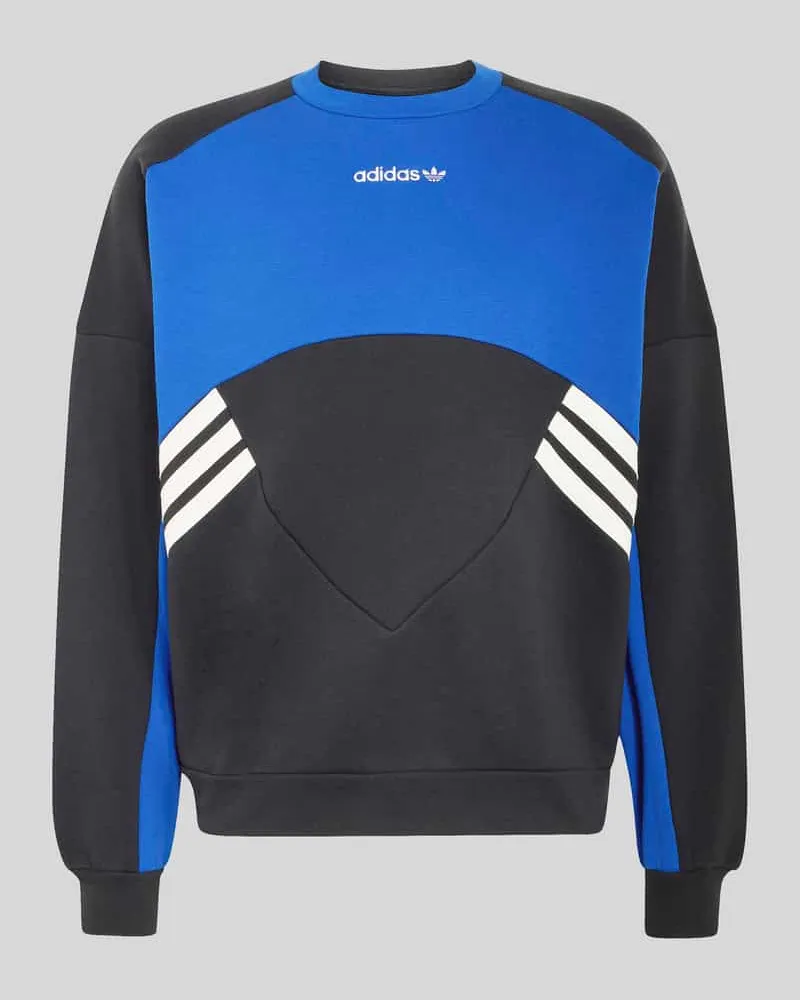 adidas Relaxed Fit Sweatshirt aus Baumwoll-Mix Royal