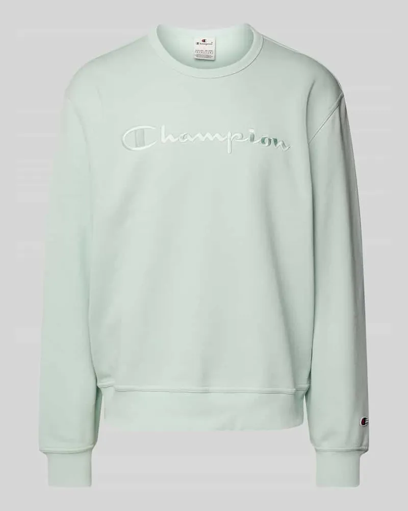 Champion Sweatshirt mit Label-Stitching 