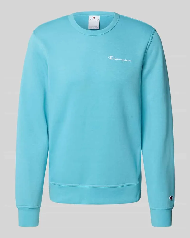 Champion Sweatshirt mit Label-Stitching 