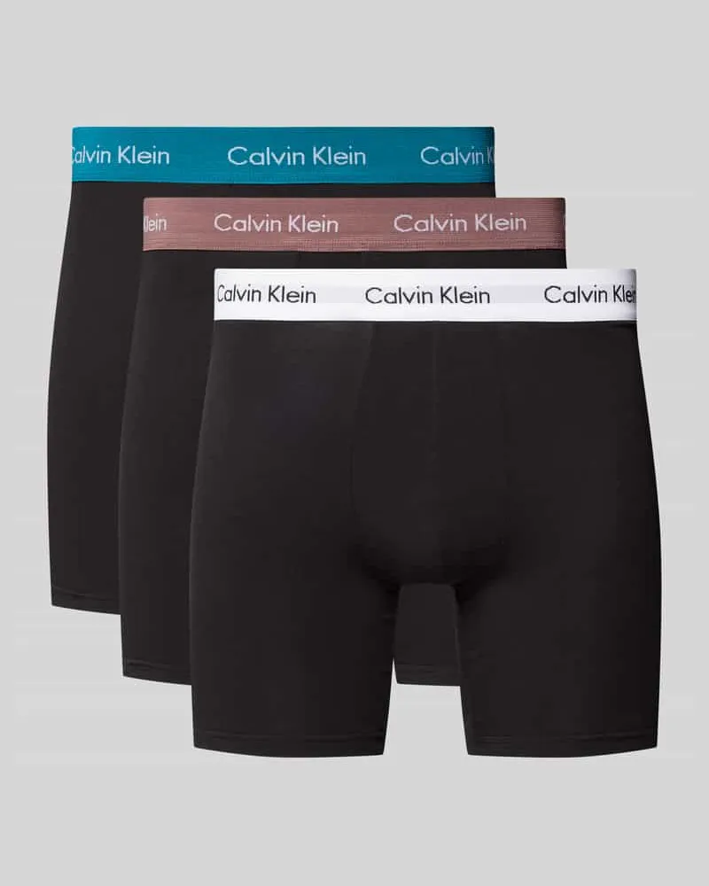 Calvin Klein Trunks mit Label-Bund im 3er-Pack 