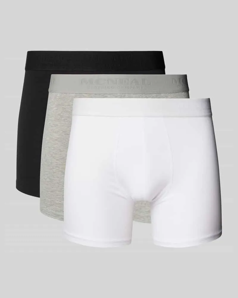 McNeal Trunks mit Label-Bund im 3er-Pack 
